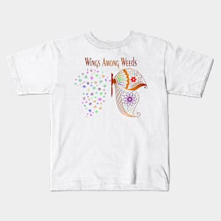 wings Colors Butterfly Flower Lovers the Best Gift For Life Stye Kids T-Shirt